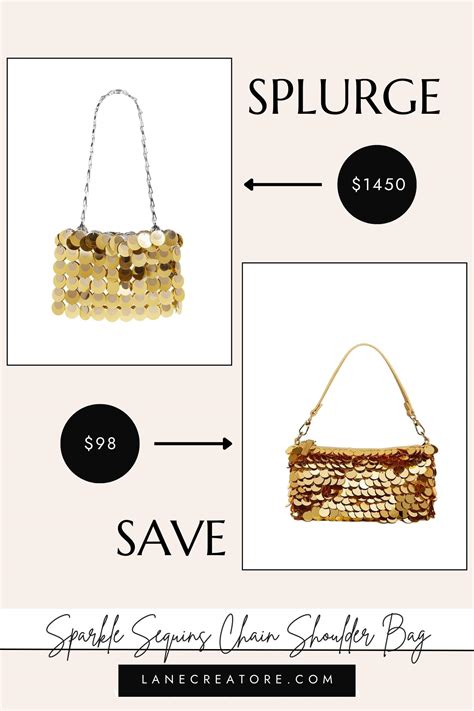 paco rabanne sequin bag dupe|Affordable, Designer.